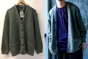 ◆AUBERGE オーベルジュ 23AW タグ付き美品 KURT アルパカ混 カート ニット カーディガン Grange Moss サイズ44