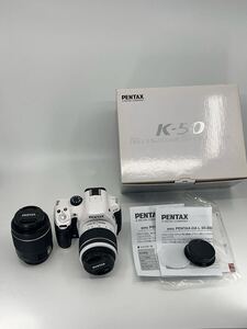 0033 極美品　PENTAX K-50 箱あり　レンズキット　動作確認済み