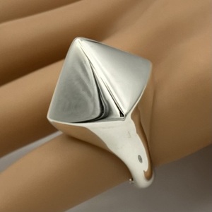 ☆ 希少 約13号 ティファニー ピラミッド リング 指輪 シルバー 925 Tiffany Out of Retirement Pyramid Silver Ring メンズ レディース