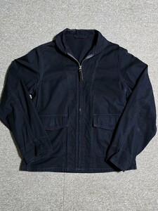 アットラスト スポーツジャケット 38 ブッチャープロダクツ ATLAST Timeworn clothing Atlast&co Butcher products ダークネイビー