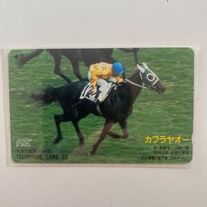 カブラヤオー　テレホンカード 競馬　JRA 皐月賞　日本ダービー