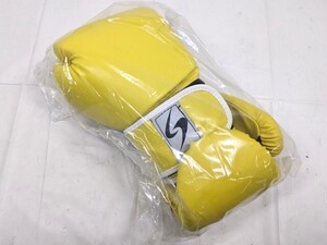 f21 格闘技 ボクシング トレーニンググローブ Stronger イエロー サイズ8oz◆新品未使用