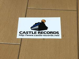 CASTLE RECORDS　ステッカー　新品未使用　キャッスルレコーズ　罵倒