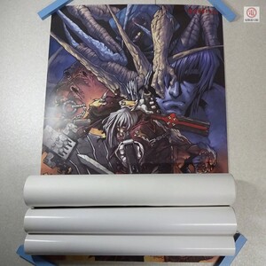 ポスター PS2 ガングレイヴ / O.D. 4点セット GUNGRAVE 内藤泰弘 レッド RED ビクター Victor B2サイズ プレイステーション2【20