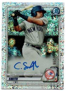 【CANAAN SMITH(New York Yankees)】2020 BOWMAN Chrome Prospect Autographs Speckle Refractors[232/299]