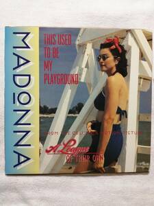 【入手困難12"】Madonna This Used To Be My playground UKオリジナル　マドンナ　マイ・プレイグラウンド