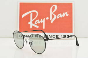 ★新品・正規輸入品！Ray-Ban レイバン RB3447 002/52 ROUND METAL ラウンドメタル WASHED LENSES ウォッシュドレンズ ブラック グレイ★