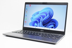 ノートパソコン Windows11 中古 富士通 LIFEBOOK U938 第7世代 Core i5 SSD256GB メモリ8GB Wi10 13.3 カメラ WPS office搭載