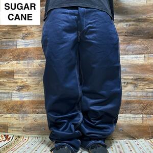 SUGAR CANE シュガーケーン バックバックル ランチパンツ ワークパンツ w31-w33 東洋エンタープライズ 紺 ネイビー メンズ シンチバック