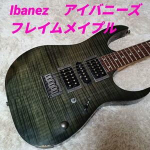 Ibanez SRG371FM フレイムメイプル　トップ RG fixed　アイバニーズ　エレキ　エレキギター　ギター　フレイムトップ　杢目　木目　柄