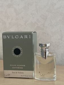 BVLGARI ブルガリ プールオム エクストリーム EDT 5ml ボトル　ミニ香水　残量たっぷり　定形外郵便は290円