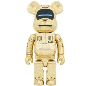 新品未開封 正規品 A BATHING APE SORAYAMA × BABY MILO BE@RBRICK 1000％ GOLD / ベアブリック エイプ ベビーマイロ ゴールド 空山基