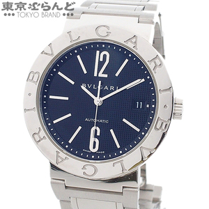 101714444 ブルガリ BVLGARI ブルガリブルガリ BB38SS AUTO ブラック SS 腕時計 メンズ 自動巻