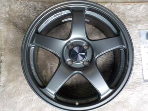 在庫品 ENKEI PF05 7J INSET45 4-100 Matte Dark Gunmetallic 4本セット