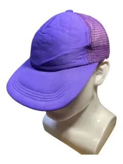 [0] PURPLE MESH TRUCKER HAT