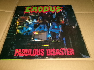 Exodus(エクソダス）■アナログLP「 Fabulous Disaster」MFN90盤　HR/HM ヘヴィメタル　ミュージックフォーネイションズ 