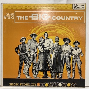 ●即決LP サントラ ジェローム・モロス 大いなる西部 The Big Country US MONO MR刻印 盤面音に出ない薄いスレあります。