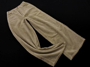 BEAMS ビームス コーデュロイ ワイド パンツ size21/ベージュ ◇■ ☆ ekc9 レディース