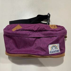 未使用! Coleman (コールマン) ボディー バック (FREE) PURPLE | Mens メンズ パープル 大きめ アウトドア キャンプ