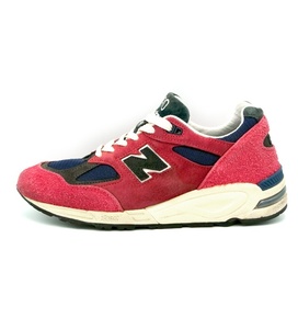 ニュー バランス NEW BALANCE 【 M990AD2 】 ローカット レッド スニーカー　f23995