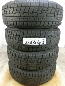 L-4901 溝あり 中古スタッドレス ヨコハマ アイスガード iG60 185/60R15 84Q (4本)