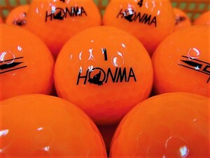 ●厳選美品●ホンマ 本間ゴルフ HONMA【D1】2022年モデル オレンジ 50個 ロストボール●