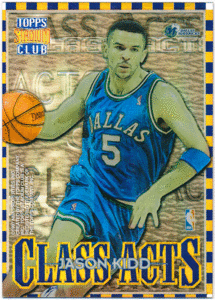 ☆ Jason Kidd / Shareef Abdur-Rahim NBA 1995-96 Topps Stadium Club Class Acts Refractor リフラクター ラヒーム / ジェイソン・キッド