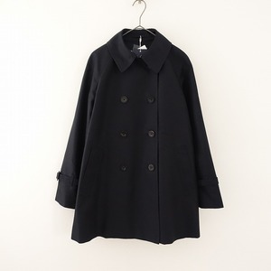 //【未使用/2023/定価13.2万】アクアスキュータム Aquascutum *Aライントレンチコート*8ネイビー無地(jk33-2311-310)【32K32a】