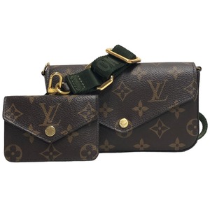 ルイ・ヴィトン LOUIS VUITTON ミュルティポシェットフェリシー M80091 ブラウン モノグラム ショルダーバッグ レディース 中古