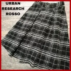 新品未使用！URBAN RESEARCH ROSSO チェックフレアスカート L