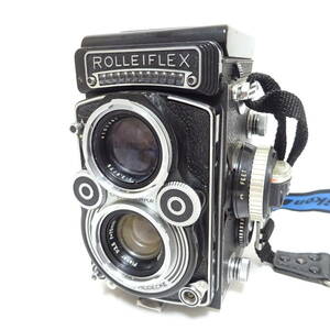 ローライ 二眼レフカメラ 1:3.5 f=75mm レンズ ROLLEI FLEX 動作未確認 ジャンク品 60サイズ発送 KK-2768655-304-mrrz