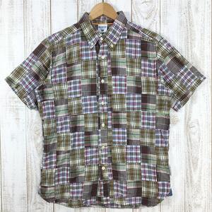 MENs M コロンビア オッターロック ショートスリーブ シャツ Otter Rock S/S Shirt パッチワーク COLUMBIA PM7