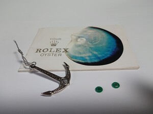 激レア! 純正 　ROLEX SUBMARINER ロレックス サブマリーナ アンカー 200m 660ft 　300m 1000ft 対応チャーム　　イカリ　 付属品 