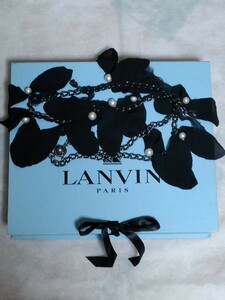 LANVIN ランバン ロング ネックレス 箱付き フランス製