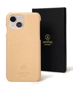 unifiss iPhone 13 ケース 薄型 ワイヤレス充電対応 ベージュ