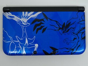 ユ■/Zこ8011　NINTENDO 3DSLL ニンテンドー 3DS LL 本体 訳ありジャンク 初期化済 //ゼルネアス・イベルタル ブルー//保証無