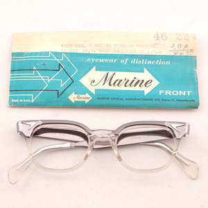 デッド 1950年代 ヴィンテージ アメリカ製 MARINE OPTICAL マリーンオプティカル ウェリントン コンビネーション アーネル AO Tart A1573