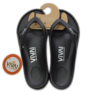 ビバアイランドサンダル (VIVA ISLAND SANDAL) ビーチサンダル BEACHSANDAL ブラック25.5cm　キャンプスノーピークノースフェイスパタゴニ