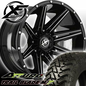 20x10J ダッジラム ダッヂラム XF OFFROAD XF220 20インチマッドタイヤホイール ATTURO TRAIL BLADE MT 285/50R20 33x12.50R20 35インチ