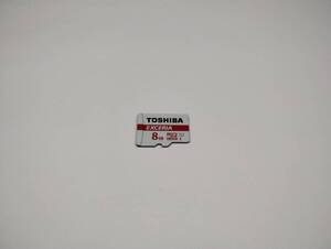 8GB　microSDHCカード　TOSHIBA　EXCERIA　フォーマット済み メモリーカード　microSDカード