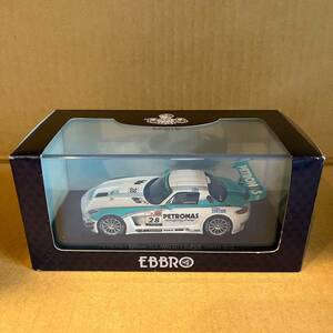 ＃8 EBBRO 1/43 No.28 28 SUPER TAIKYU 2012 耐久 PETRONAS Syntium SLS AMG GT3 [ エブロ ミニカー フィギア 人形 イグニッション ]