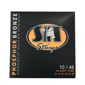 SIT STRINGS P1048 EXTRA LIGHT PHOSPHOR BRONZE アコースティックギター弦×3セット