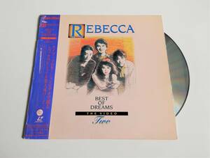 LD REBECCA / BEST OF DREAMS THE VIDEO TWO 全国送料710円 レベッカ ライブ＋プロモーションビデオ