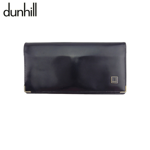 ダンヒル 長札入れ 札入れ メンズ 角プレート ロゴプレート dunhill 中古