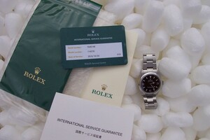 本物　ROLEX　ロレックス　EXPLORER 1　エクスプローラⅠ　Ｒｅｆ，１１４２７０、美品！ 腕時計