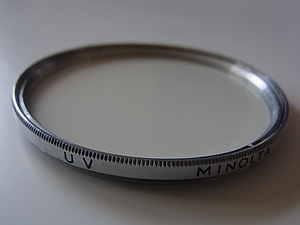 銀枠　送料94円～　MINOLTA　ミノルタ　UV　55mm　F55NA　管理no.7　silver枠