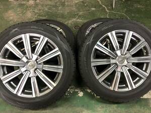 美品！バリ9部山　レクサス LX 純正 275/50R21 スタッドレス ダンロップ ウインターマックス SJ8 PCD150/5H　4本セットアルミ付き