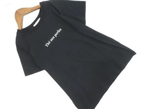 ネコポスOK OPAQUE オペーク プリント Tシャツ size38/黒 ■◆ ☆ efc5 レディース