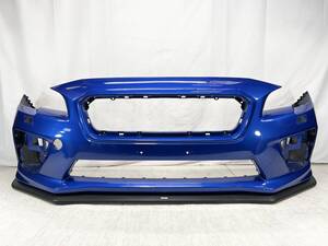 ●送料込●即決 スバル WRX/STI VAB 前期 純正 フロントバンパー オプションスポイラー付 57704VA000 WRブルーパール K7X フロント 青 2061