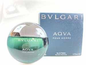 満量　ブルガリ　BVLGARI　アクア　AQVA　プールオム　オードトワレ　スプレー　50ml　YK-5647